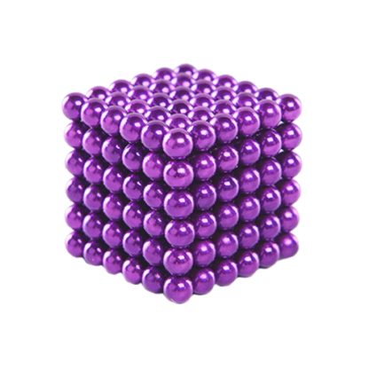 216 PCS Buckyballs Magnetic Balls / Magic Puzzle Magnet Balls(Purple)