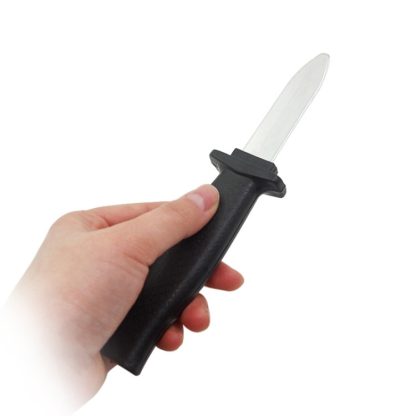 Tricky Retractable Plastic Knife, Fun Gag Toy(Black) - Image 2