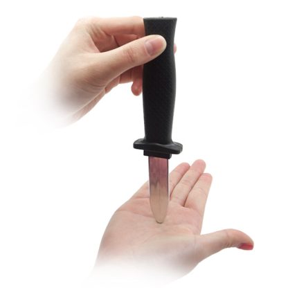 Tricky Retractable Plastic Knife, Fun Gag Toy(Black) - Image 3