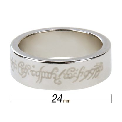 Word Grain Magic Tricks Design 24mm PK Ring(Silver) - Image 2