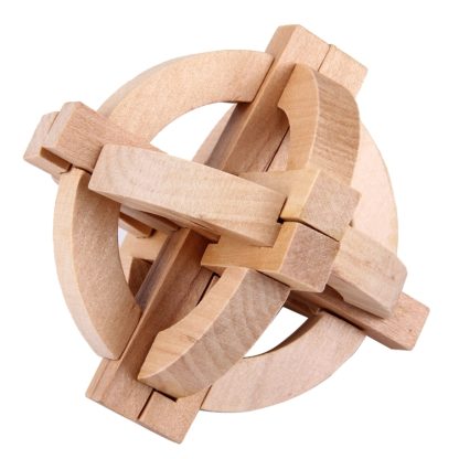 Wooden Adult Educational Toys Recreational Toys Kongming Ball