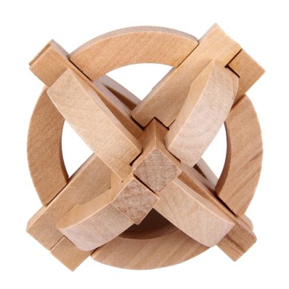 Wooden Adult Educational Toys Recreational Toys Kongming Ball - Image 2