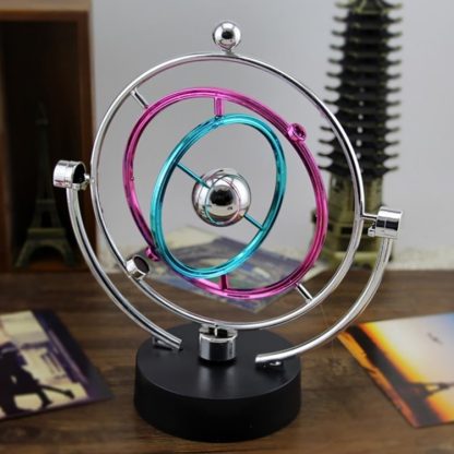 Magnetic Balance Kinetic Orbital Desk Decoration(Silver) - Image 2