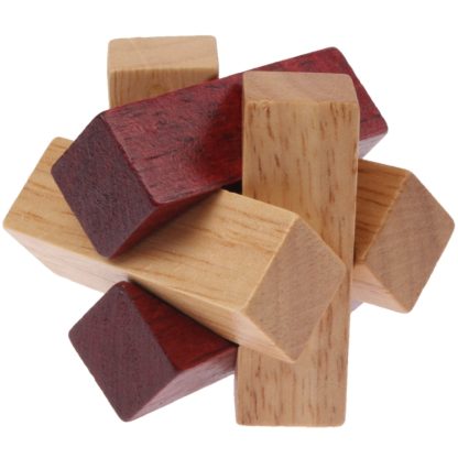 Intelligence Wooden Pull-Apart IQ Puzzle Magic Cube Toy - Image 2