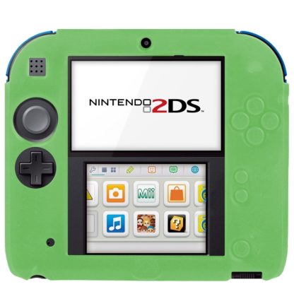 Pure Color Ultra Thin Silicone Case for Nintendo 2DS(Green)