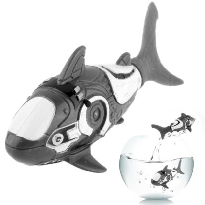 Robot Fish / Electric Pet Shark Style Fish Toy, Gray, Size: 8.5cm x 3cm x 3cm(Grey)