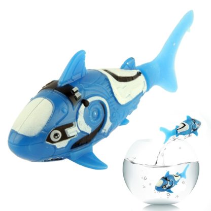 Robot Fish / Electric Pet Shark Style Fish Toy, Blue, Size: 8.5cm x 3cm x 3cm(Blue)