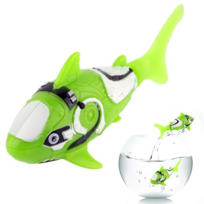 Robot Fish / Electric Pet Shark Style Fish Toy, Green, Size: 8.5cm x 3cm x 3cm(Green)