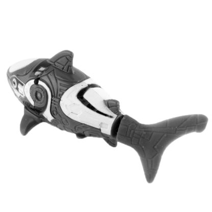 Robot Fish / Electric Pet Shark Style Fish Toy, Gray, Size: 8.5cm x 3cm x 3cm(Grey) - Image 3