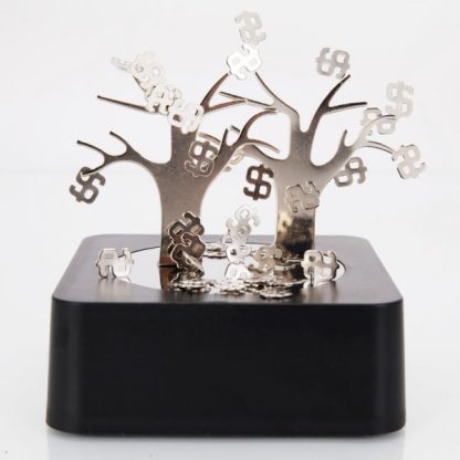 Money Tree Model Clamp Magnetic Sculpture Desktop Pressure-relieving Toy - Image 3