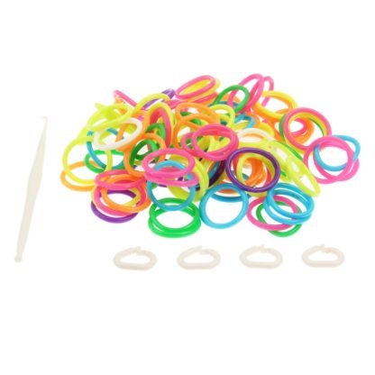 600 PCS Funny Colorful Loom DIY Band Rubber Ring Rubber Band Bracelet  (NO.5168) - Image 3