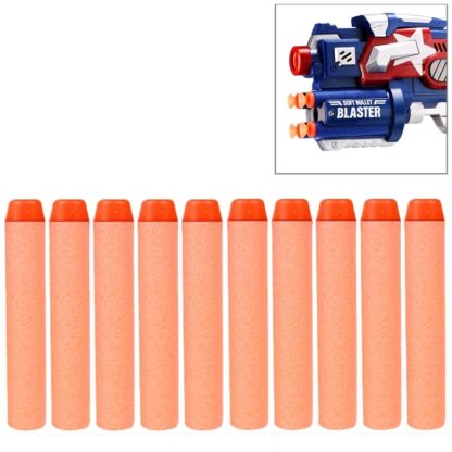 10 PCS 7.2cm EVA Soft Blaster Darts Bullets(Orange)