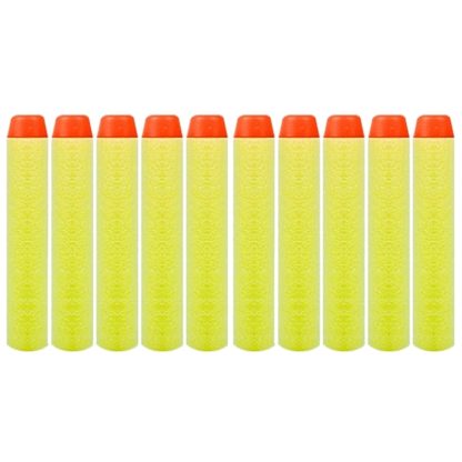 10 PCS 7.2cm EVA Soft Blaster Darts Bullets(Yellow) - Image 2