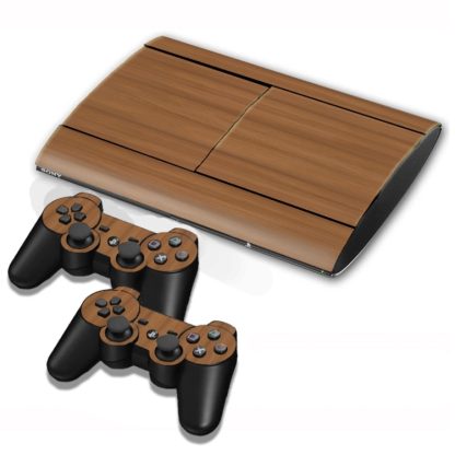 Wood Texture Decal Stickers for PS3 Game Console