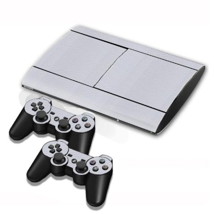 Carbon Fiber Texture Decal Stickers for PS3 Game Console(Grey) - Image 2