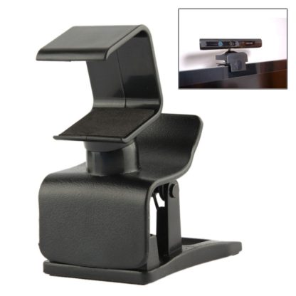 Mini Adjustable Clip Mount Stand Holder Clamp for PS4 Camera(Black)