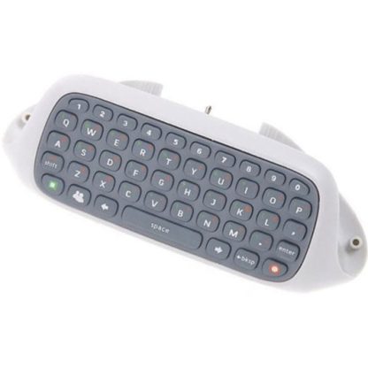 White Keyboard Chat Pad  for Xbox 360 Games Controller - Image 2