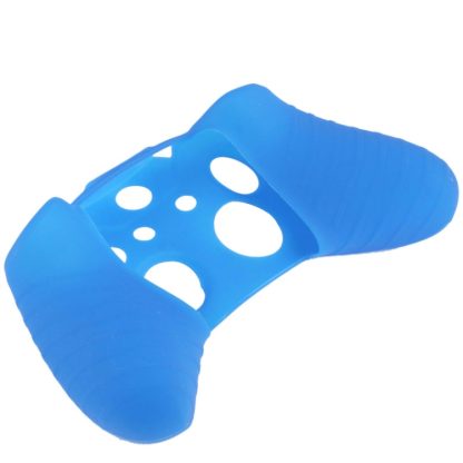 Protective Silicone Cover Case with 2 x Joystick Caps for Xbox One Joypad(Blue) - Image 3