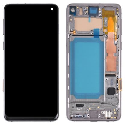 TFT LCD Screen For Samsung Galaxy S10 SM-G973 Digitizer Full Assembly with Frame,Not Supporting Fingerprint Identificati - Image 2