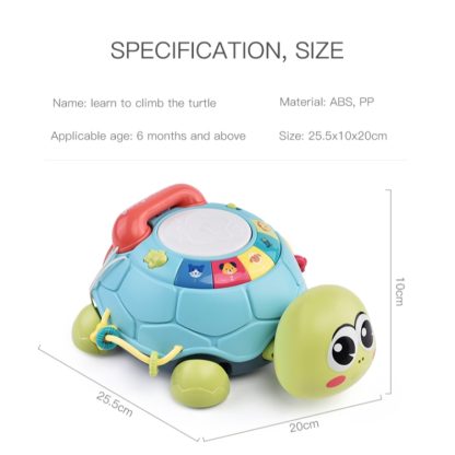 MoFun 2033A 6 in 1 Electric Crawling Induction Enlightenment Multifunctional Early Education Turtle - Image 2