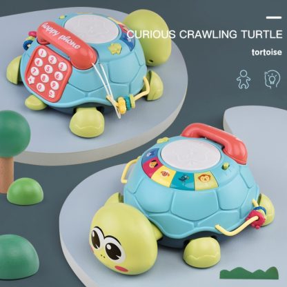 MoFun 2033A 6 in 1 Electric Crawling Induction Enlightenment Multifunctional Early Education Turtle - Image 3