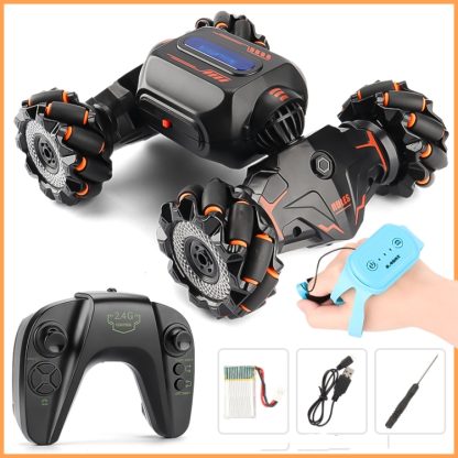 MoFun JC02 2.4G remote control twist multi-function stunt car Dual control For Orange For Green