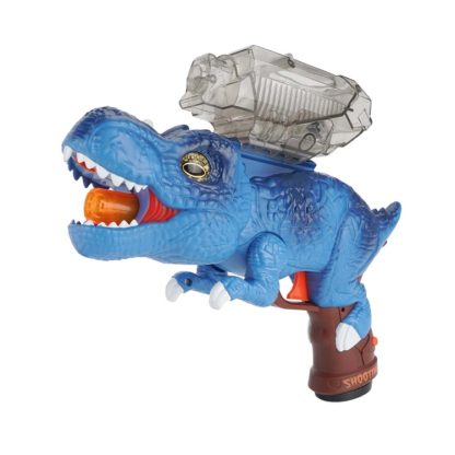 MoFun 612A Electric Dinosaur Toy Gun With Lights/Spray(Blue)