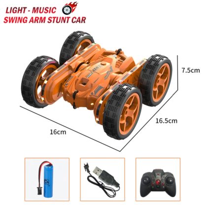 MoFun JC07  2.4G Remote Control Double-sided Vehicle(Orange) - Image 2