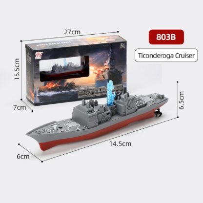 MoFun 803 2.4G Remote Control Warship Simulation Ship(803B) - Image 2