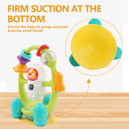 MoFun 503-14 Astronauts Handbell Music Early Education Infants Toy(Orange) - Image 3