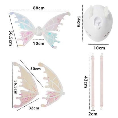 Rockwoo R01 DIY Electric Butterfly Elf Wings Toy No Light - Image 3