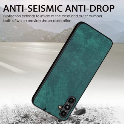 For Samsung Galaxy Note20 Vintage Leather PC Back Cover Phone Case(Green) - Image 3