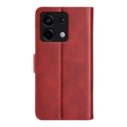 For Xiaomi Redmi Note 13 Pro Dual-side Magnetic Buckle Horizontal Flip Leather Phone Case(Red) - Image 3