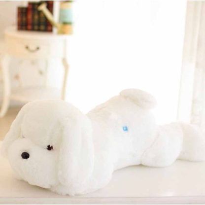 50 CM Sensing Switch Colorful Luminous LED Light Plush Pillow Cushion Kids Toys(White) - Image 3