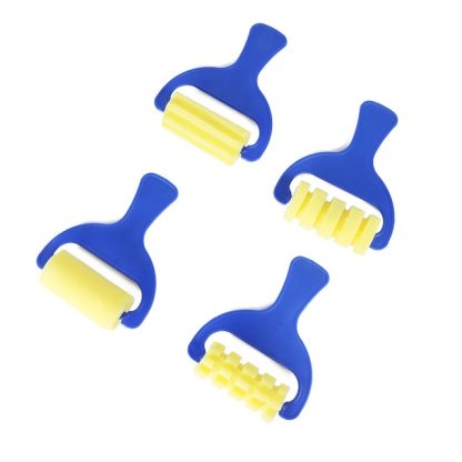 12 PCS / 3 Sets EVA Sponge Roller Brush Children DIY Painting Tools - Image 3