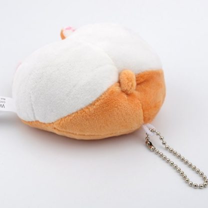 10cm Cute Animal Cartoon Corgi Butt Dog Ass PP Plush Lovely Funny Keychain - Image 3