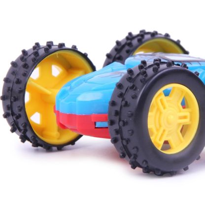 3 PCS Children's Inertial Double-dump Truck Model Resistant to Falling Toy Car Steering Car Gift Stall Toy Random Color( - Image 3