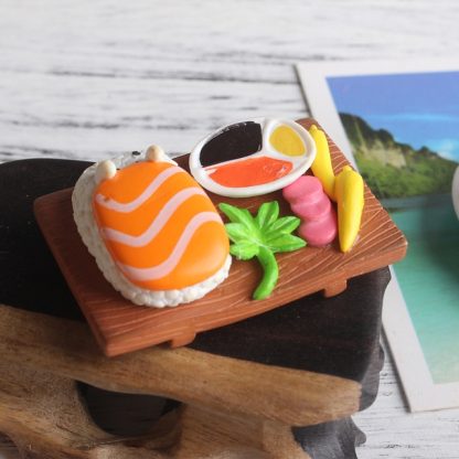 Simulation Sushi Painted Resin Magnetic Refrigerator Stickers Doll House Accessories, Random Style Delivery - Image 3