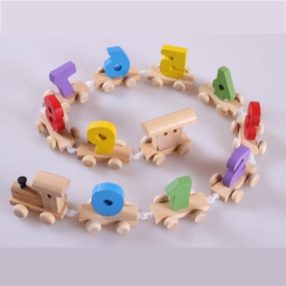 Numbers Train Children Toys Baby Building Blocks Toy Car Early Education Toys - Image 3