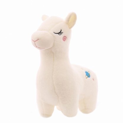 3 PCS Creative New Animal Beast Alpaca Doll Plush Toy Grass Mud Horse Children Birthday Gift Doll Machine Doll, color:wh - Image 2