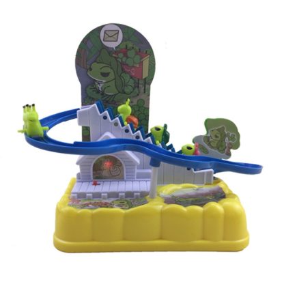 Children Electric Track Climbing Track Toy Simulation Animal Model with Light and Music(Frog) - Image 2