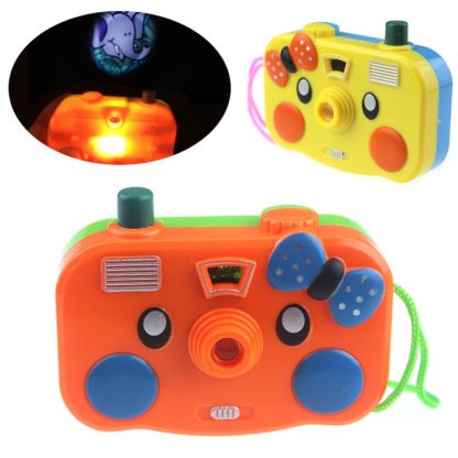 3 PCS LED Projection Analog Digital Camera Children Toy Gift, Random Color Delivery - Image 3