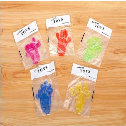 10  PCS Elastic And Flexible Sticky Palms Large Climbing Wall Palms Whole Human Toys, Random Color Delivery - Image 2