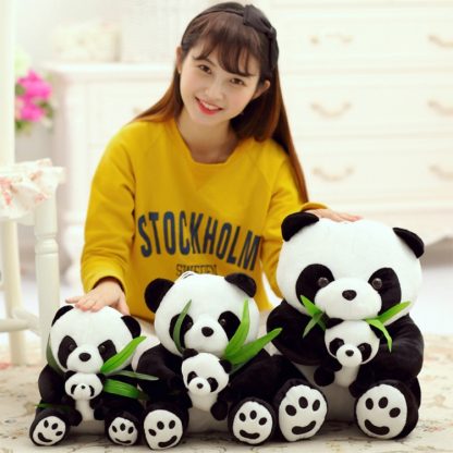 PP Cotton Parent-Child Panda Plush Pillow Doll(20cm) - Image 2