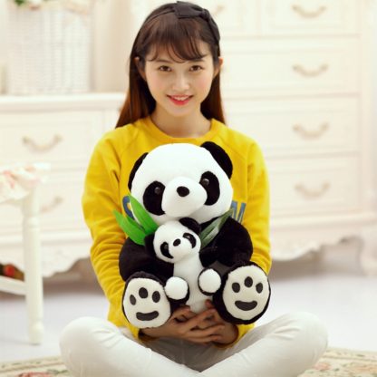 PP Cotton Parent-Child Panda Plush Pillow Doll(20cm) - Image 3