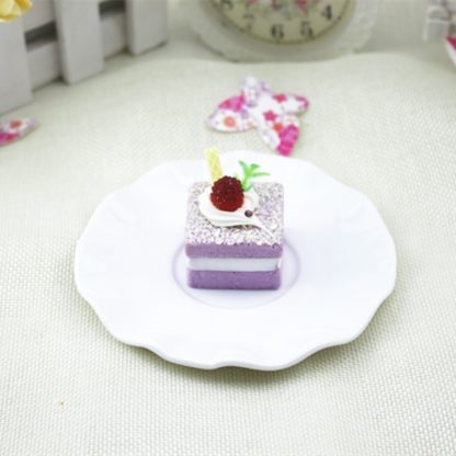 Square Creamy Cake Kids Kitchen Toys Similation Bakery Cute Cake Photography Food Props, Random Color Delivery - Image 3