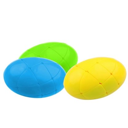 Oval Three-order Shaped Cube Puzzle Children Educational Fun Toy(Yellow) - Image 3