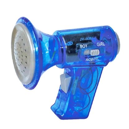 Children Holding Megaphones Multi-frequency Changing Horns Pigs Funny Megaphone Toys, Color:Blue Three-speed Change