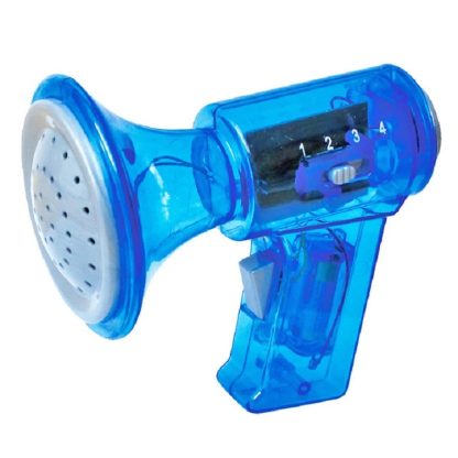 Children Holding Megaphones Multi-frequency Changing Horns Pigs Funny Megaphone Toys, Color:Blue Four-speed Change - Image 2