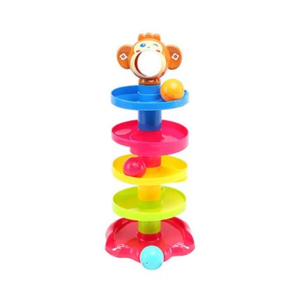 Swirl Ball Tower Toddler Development Educational Toys Activity Stacking Toy - Image 2